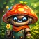 Colorful abstract avatar with swirling shapes and vibrant hues designed for profile pictures